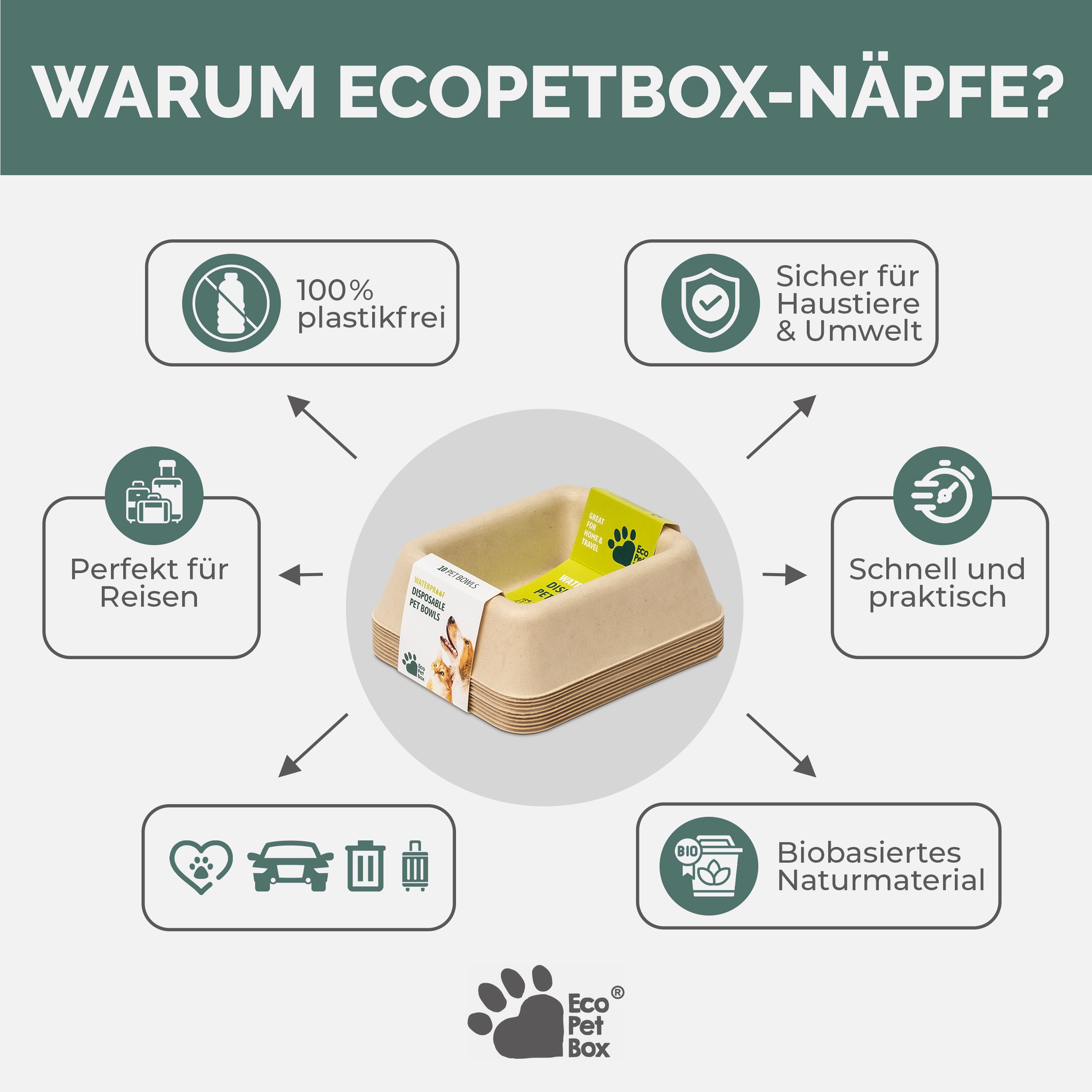 nachhaltiger futternapf katze ecoPetBox
